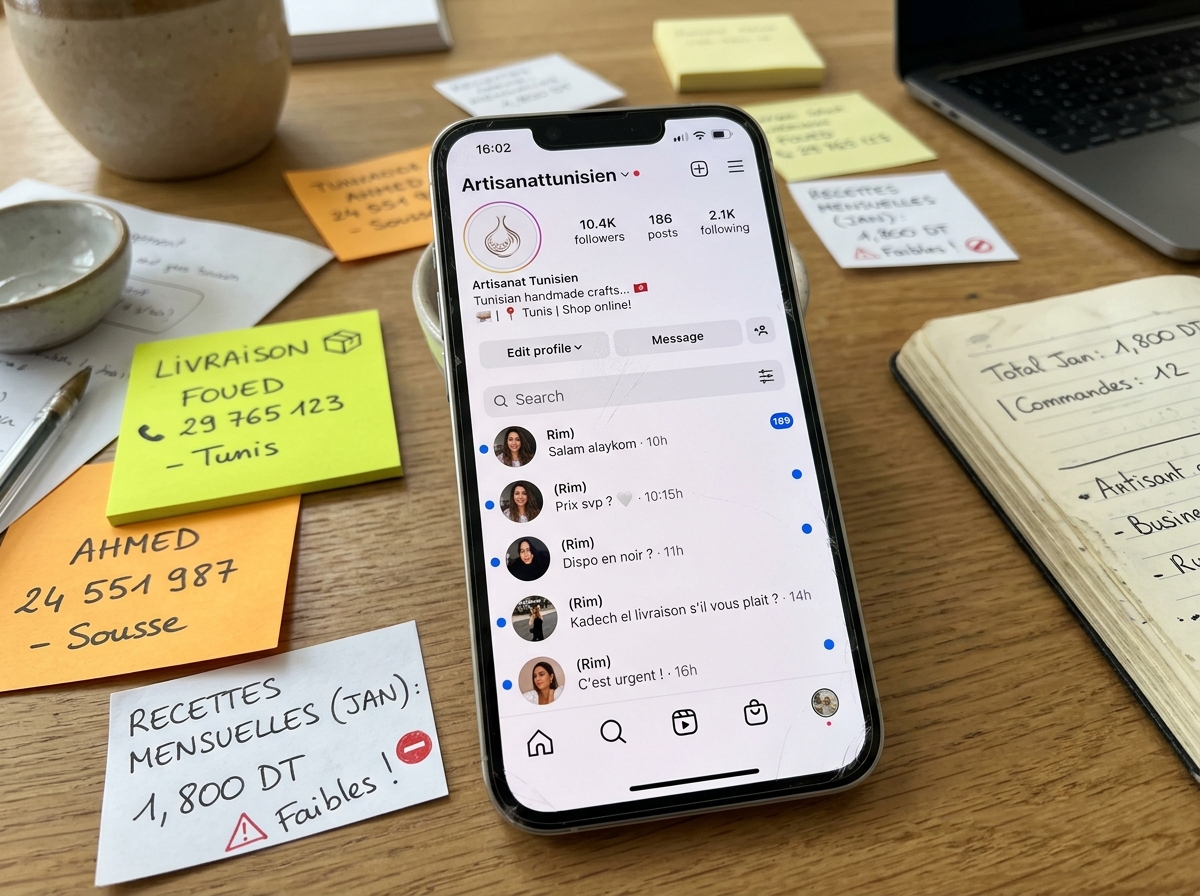 Instagram sans site web
